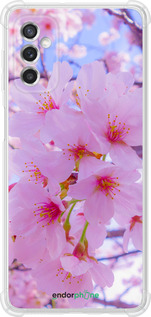 Силикон с усиленными углами чехол Сакура для Samsung Galaxy M52 M526B - 6029sp-2490 изображение 