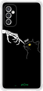 Силикон с усиленными углами чехол Кошка для Samsung Galaxy M52 M526B - 6505sp-2490 изображение 