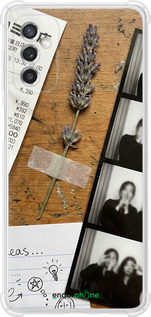 Силикон с усиленными углами чехол Aesthetic Scrapbook Collage для Samsung Galaxy M52 M526B - 6773sp-2490 изображение 