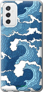 Силиконовый чехол Абстрактный рисунок морских волн для Samsung Galaxy M52 M526B - 6538u-2490 изображение 
