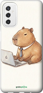 Силіконовий чехол Funny Capybara CEO Working для Samsung Galaxy M52 M526B - 6777u-2490 изображение 