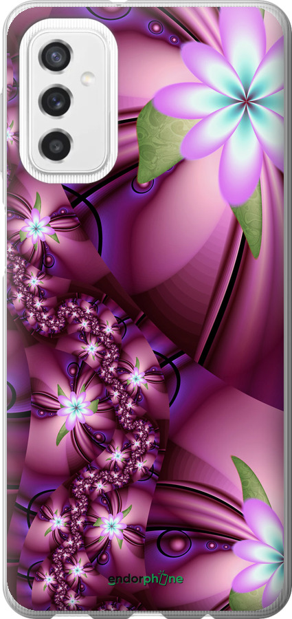 

Силіконовий чохол "Квіткова мозаїка" для Samsung Galaxy M52 M526B, Рожевий