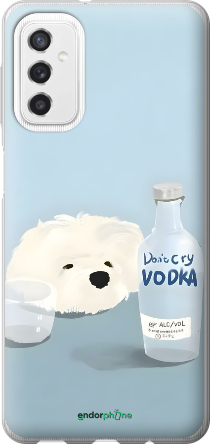 Силіконовий чехол Пес водка для Samsung Galaxy M52 M526B - 6368u-2490 изображение 