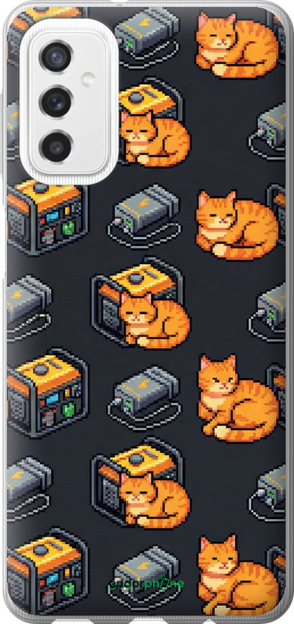 Силиконовый чехол Autonomous Zone для Samsung Galaxy M52 M526B - 6771u-2490 изображение 