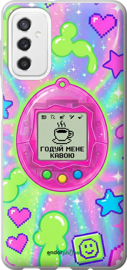 Силиконовый чехол Y2K Aesthetic Retro Pet: Годуй мене кавою для Samsung Galaxy M52 M526B - 6784u-2490 изображение 