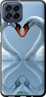 TPU чехол Лебеди для Samsung Galaxy M53 M536B - 6007b-2608 изображение 