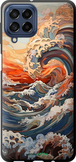 TPU чехол Арт хвилі для Samsung Galaxy M53 M536B - 6324b-2608 изображение 