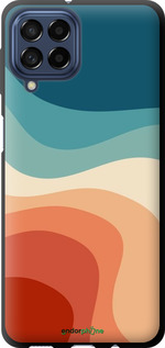 TPU чехол В стиле ретро с волнами для Samsung Galaxy M53 M536B - 6531b-2608 изображение 
