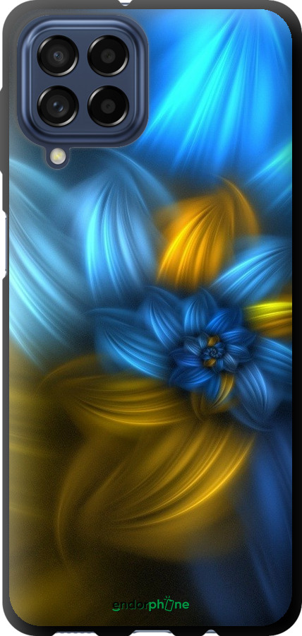 

TPU чорний чохол "Візерунок 46" для Samsung Galaxy M53 M536B, Синій