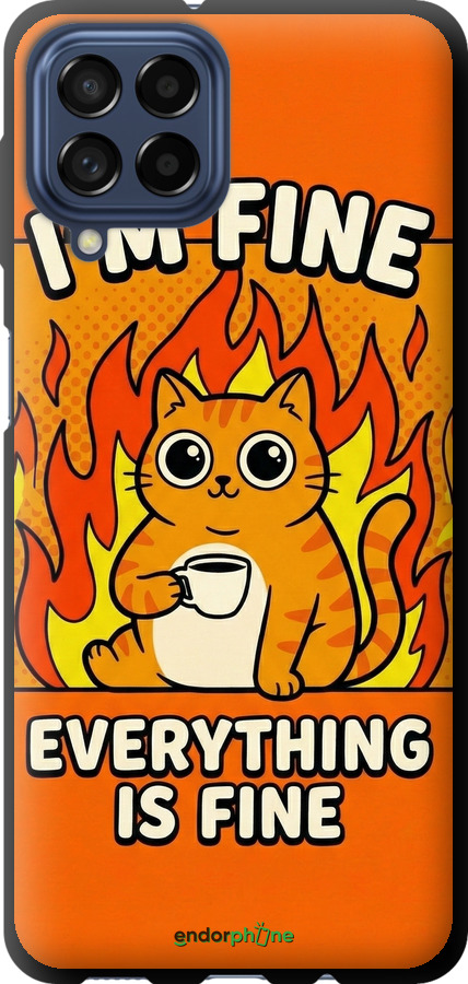 TPU чехол Funny Cat для Samsung Galaxy M53 M536B - 6786b-2608 изображение 