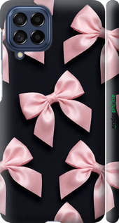 3D пластиковий матовий чехол Coquette Ribbons Dark Coquette для Samsung Galaxy M53 M536B - 6767m-2608 изображение 