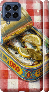 3D пластиковый матовый чехол Vintage Sardine Tin Phone для Samsung Galaxy M53 M536B - 6772m-2608 изображение 
