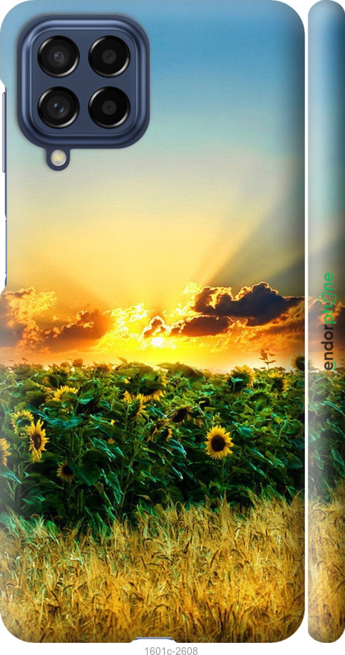

3D пластиковий матовий чохол "Україна" для Samsung Galaxy M53 M536B