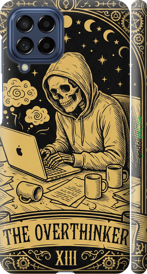 3D пластиковый матовый чехол The Overthinker для Samsung Galaxy M53 M536B - 6774m-2608 изображение 