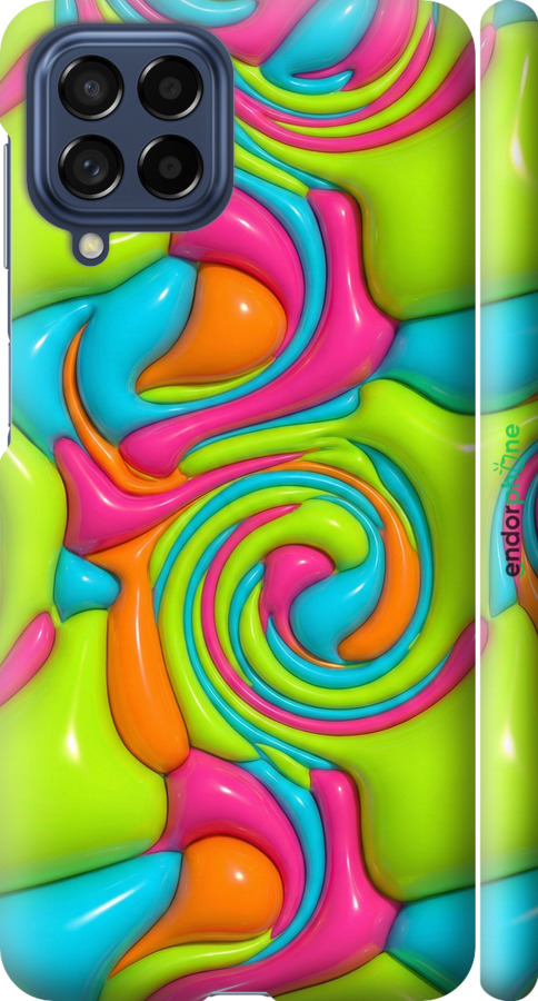 3D пластиковый матовый чехол Y2K Jelly Dream для Samsung Galaxy M53 M536B - 6780m-2608 изображение 