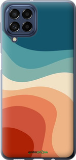 Силиконовый чехол В стиле ретро с волнами для Samsung Galaxy M53 M536B - 6531u-2608 изображение 