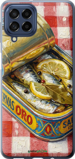 Силиконовый чехол Vintage Sardine Tin Phone для Samsung Galaxy M53 M536B - 6772u-2608 изображение 