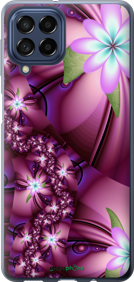 

Силіконовий чохол "Квіткова мозаїка" для Samsung Galaxy M53 M536B, Рожевий