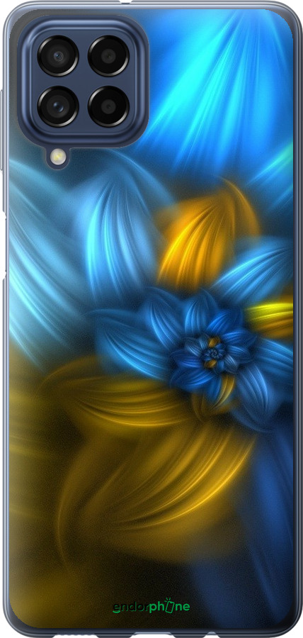 

Силіконовий чохол "Візерунок 46" для Samsung Galaxy M53 M536B, Синій