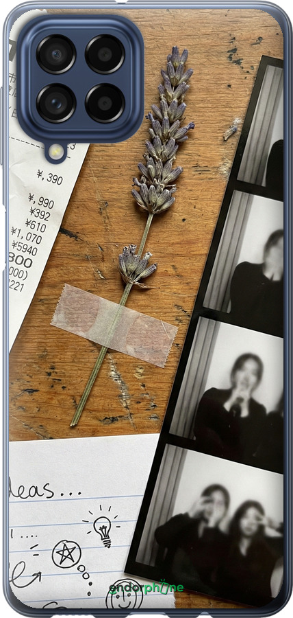 Силиконовый чехол Aesthetic Scrapbook Collage для Samsung Galaxy M53 M536B - 6773u-2608 изображение 