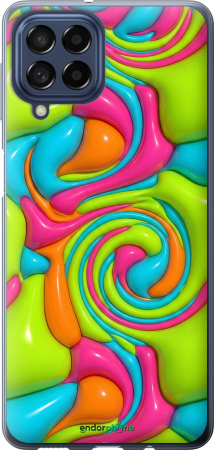 Силіконовий чехол Y2K Jelly Dream для Samsung Galaxy M53 M536B - 6780u-2608 изображение 