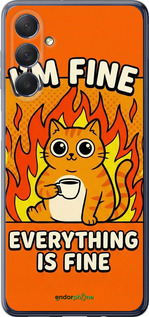 Силіконовий чохол 'Funny Cat' для Samsung Galaxy M54 зображення 5