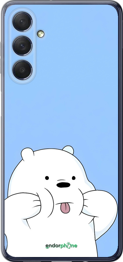 Силіконовий чехол Милий ведмедик для Samsung Galaxy M54 - 6357u-3039 изображение 