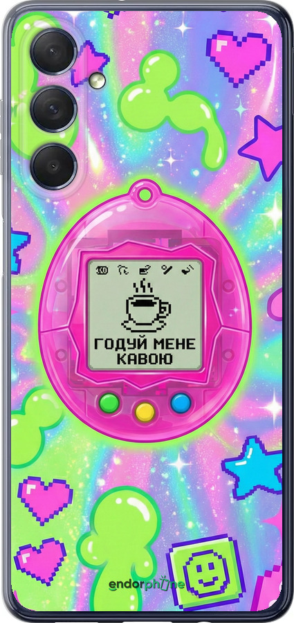 Силиконовый чехол Y2K Aesthetic Retro Pet: Годуй мене кавою для Samsung Galaxy M54 - 6784u-3039 изображение 