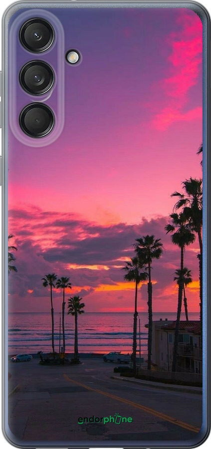 Силіконовий чехол Пальми для Samsung Galaxy M55 - 5873u-3688 изображение 
