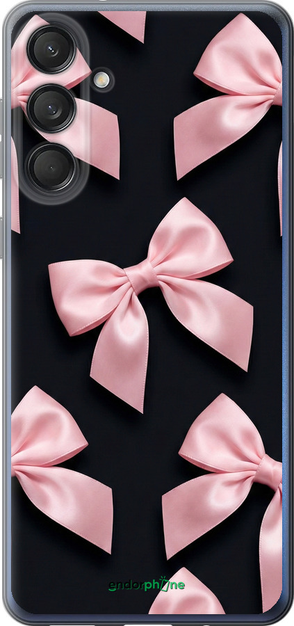 Силиконовый чехол Coquette Ribbons Dark Coquette для Samsung Galaxy M55 - 6767u-3688 изображение 