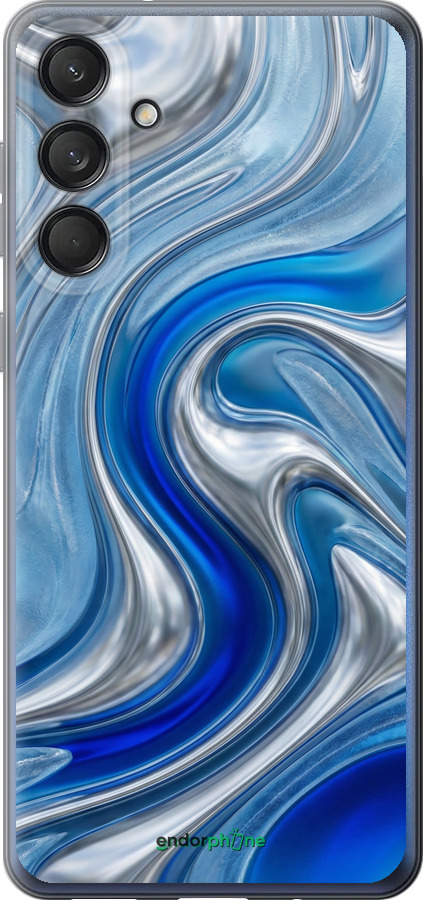 Силиконовый чехол Liquid Chrome для Samsung Galaxy M55 - 6781u-3688 изображение 