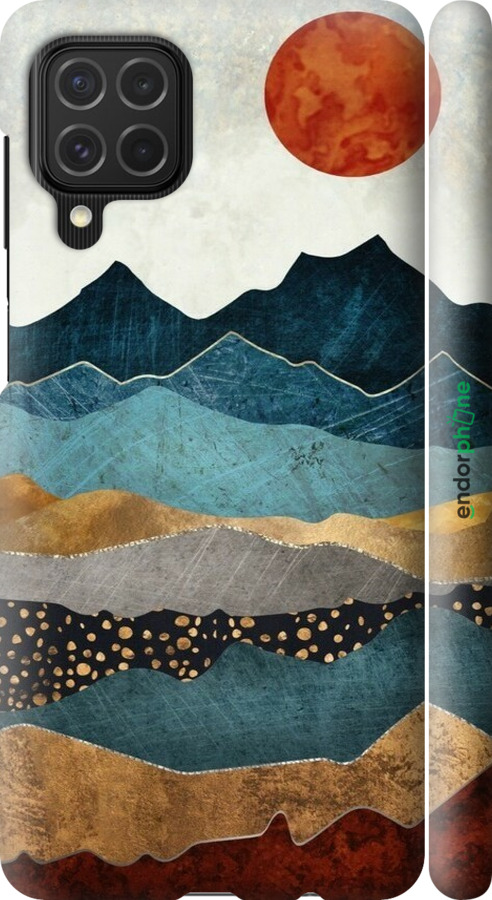 3D пластиковий матовий чехол захід сонця для Samsung Galaxy M62 - 6475m-2263 изображение 