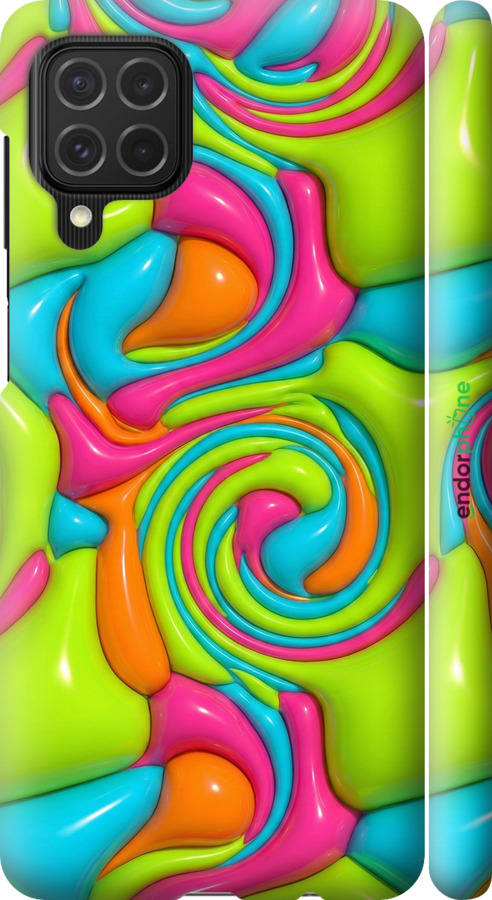 3D пластиковый матовый чехол Y2K Jelly Dream для Samsung Galaxy M62 - 6780m-2263 изображение 