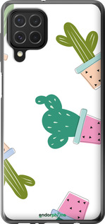 Силіконовий чехол Кактуси в горщиках для Samsung Galaxy M62 - 3968u-2263 изображение 
