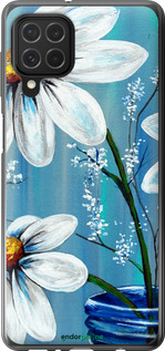 Силиконовый чехол Красивые арт-ромашки для Samsung Galaxy M62 - 4031u-2263 изображение 