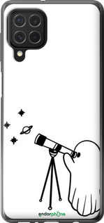 Силиконовый чехол Привидение астроном для Samsung Galaxy M62 - 6444u-2263 изображение 