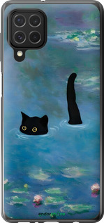 Силіконовий чехол Із зображенням кота та водяної лілії Monet для Samsung Galaxy M62 - 6519u-2263 изображение 