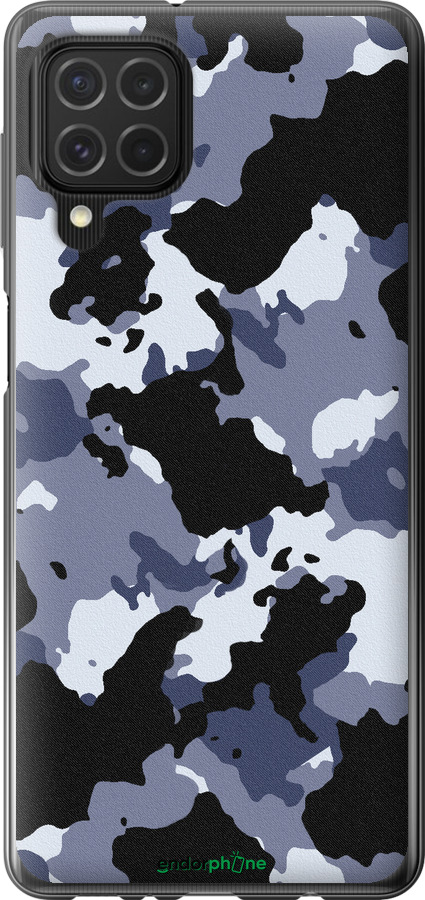Силиконовый чехол Камуфляж v4 для Samsung Galaxy M62 - 1182u-2263 изображение 