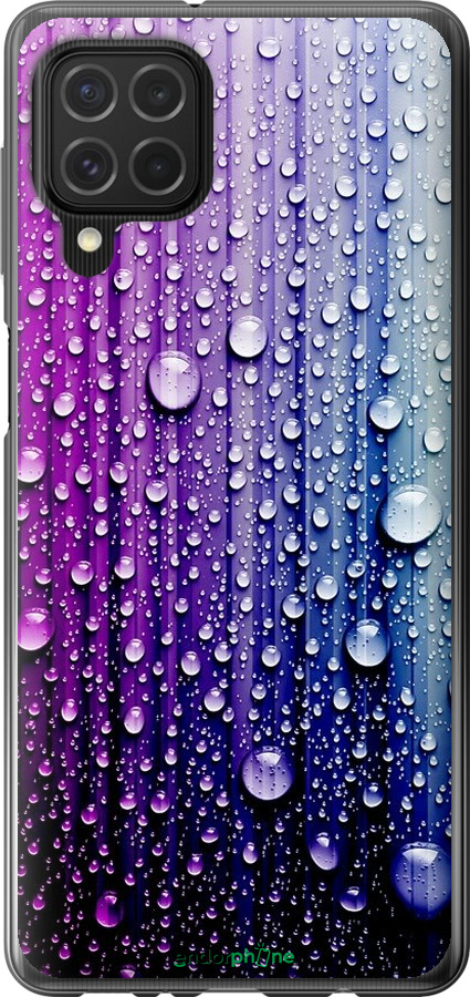 

Силіконовий чохол "Краплини води" для Samsung Galaxy M62, Синій