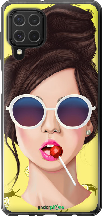 Силіконовий чехол Дівчина з чупа-чупсом для Samsung Galaxy M62 - 3979u-2263 изображение 