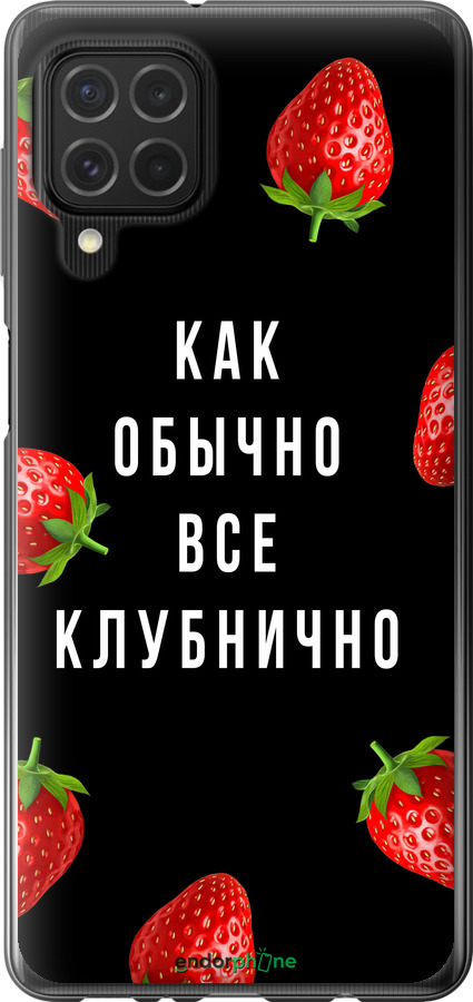 Силіконовий чехол Все полунично для Samsung Galaxy M62 - 4317u-2263 изображение 