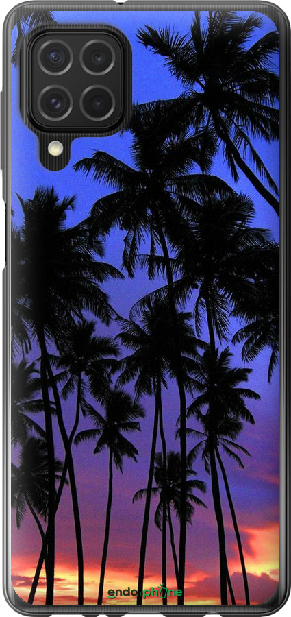 Силіконовий чехол Пальми для Samsung Galaxy M62 - 4324u-2263 изображение 