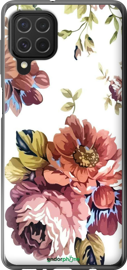 Силіконовий чехол Vintage flowers для Samsung Galaxy M62 - 4333u-2263 изображение 