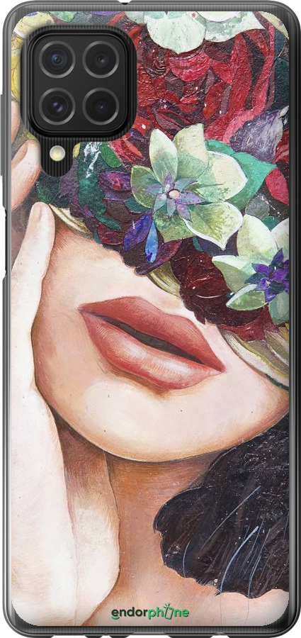 Силиконовый чехол Head Flower для Samsung Galaxy M62 - 4460u-2263 изображение 