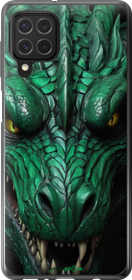 Силиконовый чехол Зелёный дракон v2 для Samsung Galaxy M62 - 5817u-2263 изображение 