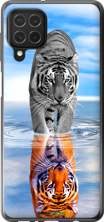 Силиконовый чехол Тигр для Samsung Galaxy M62 - 6016u-2263 изображение 