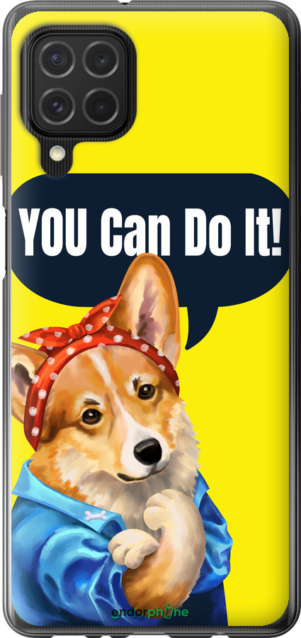 Силіконовий чехол чехол с корги You Can Do It для Samsung Galaxy M62 - 6184u-2263 изображение 
