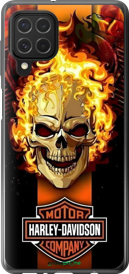 Силиконовый чехол Харлей девидсон для Samsung Galaxy M62 - 6370u-2263 изображение 