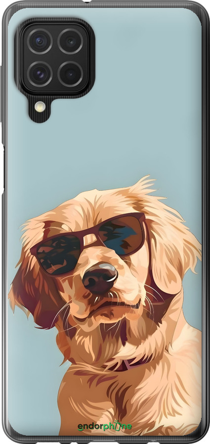 Силиконовый чехол Пес в очках для Samsung Galaxy M62 - 6381u-2263 изображение 