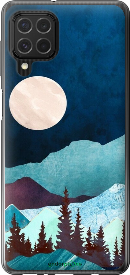 Силіконовий чехол Гірська ідилія нічний краєвид для Samsung Galaxy M62 - 6488u-2263 изображение 